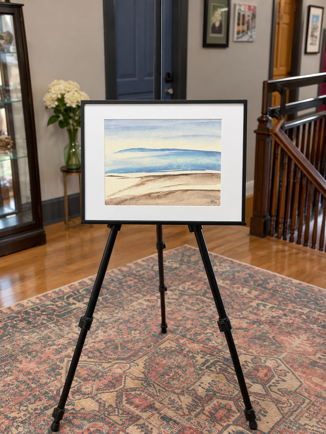 Watercolor Landscape on Easel.png