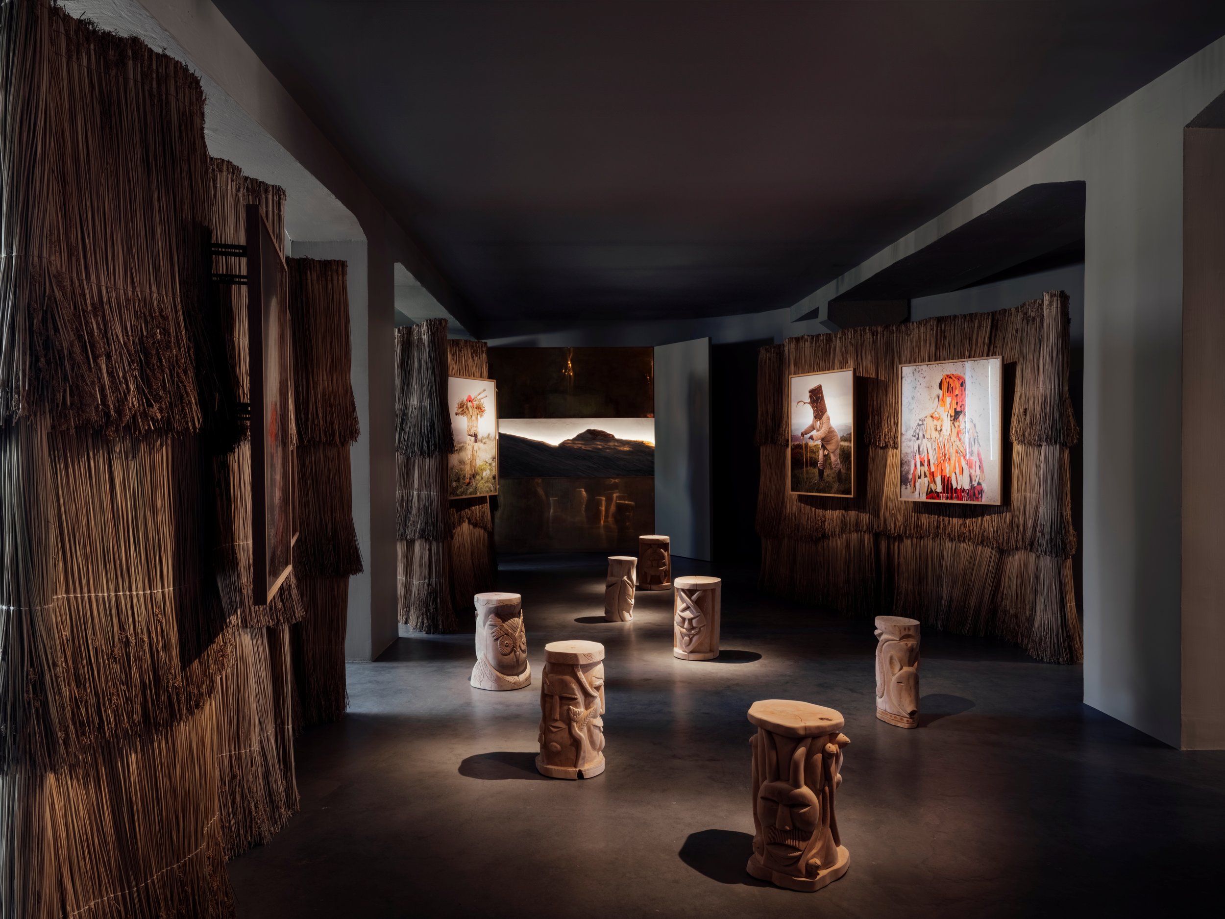 Caretos exhibition installation