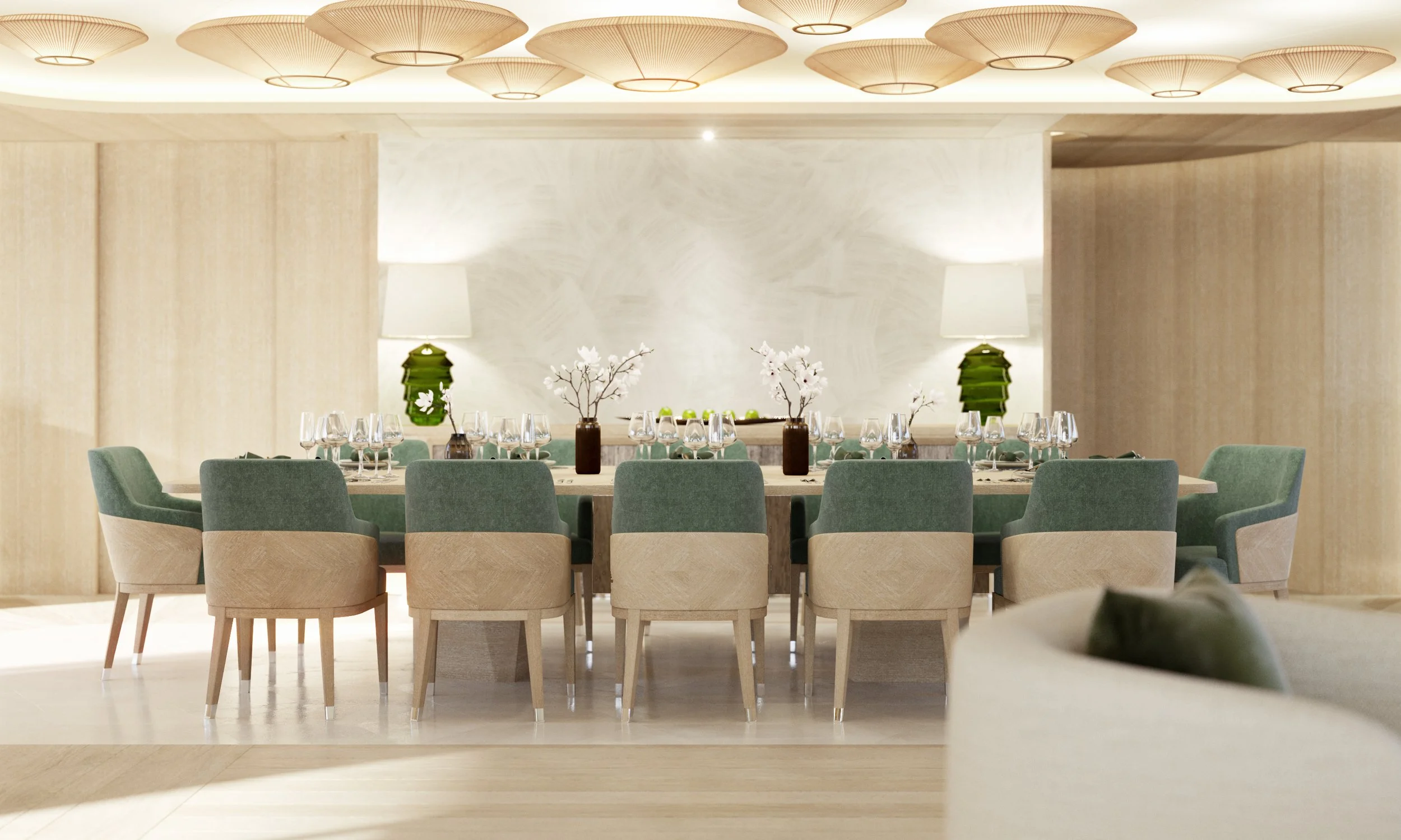 Fusion dining salon