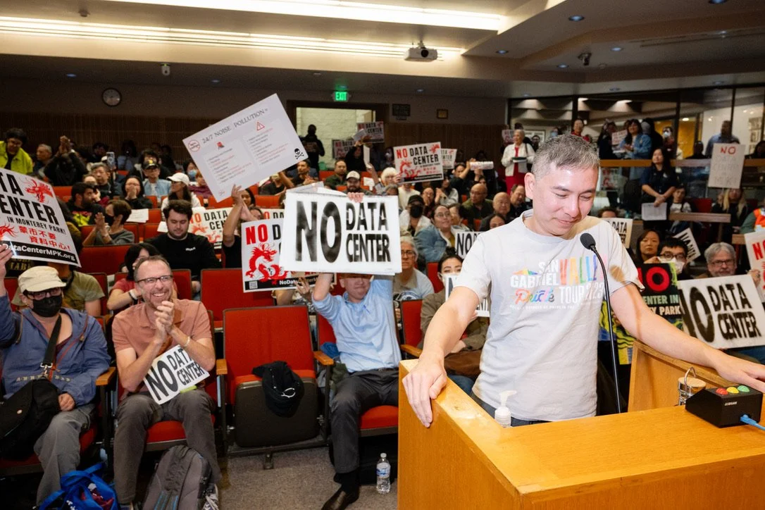 Steven Kung at Monterey Park City Council Meeting Cheers
