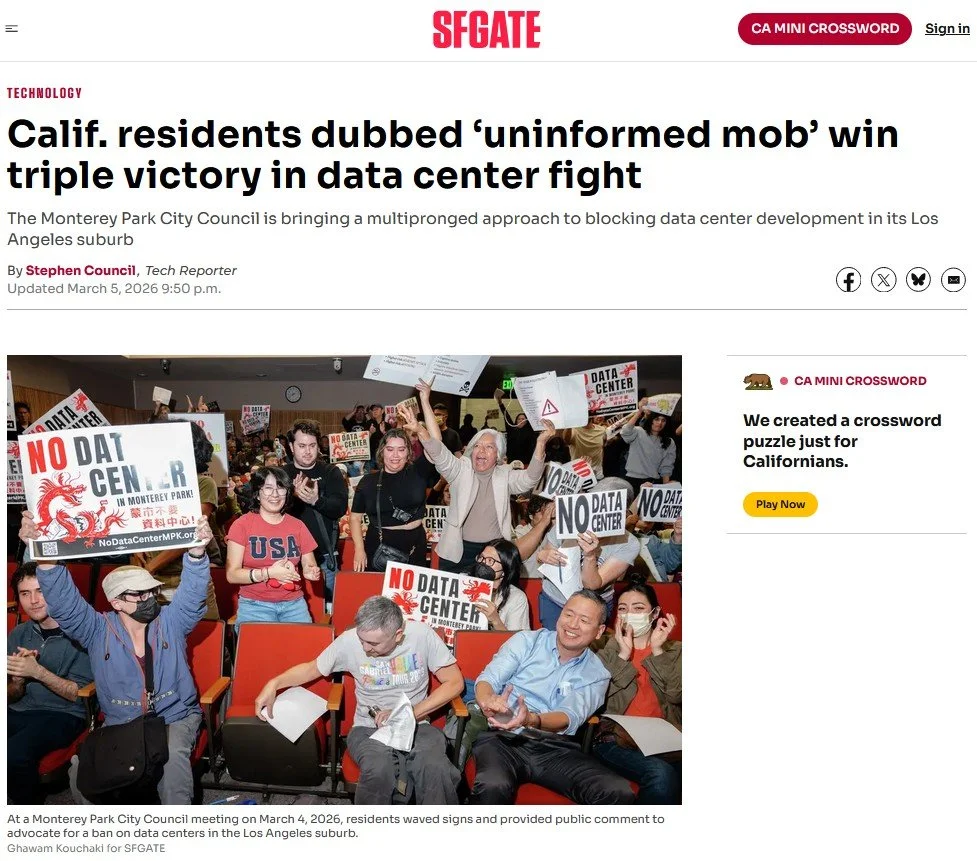 SF Gate Article