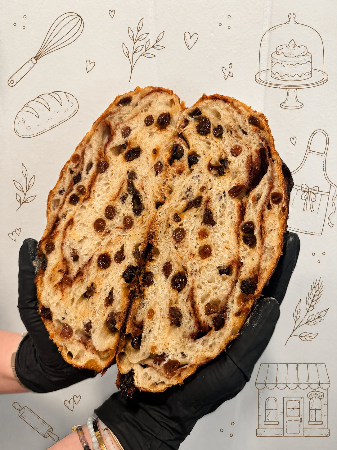 Cinnamon Rasin Sourdough Loaf