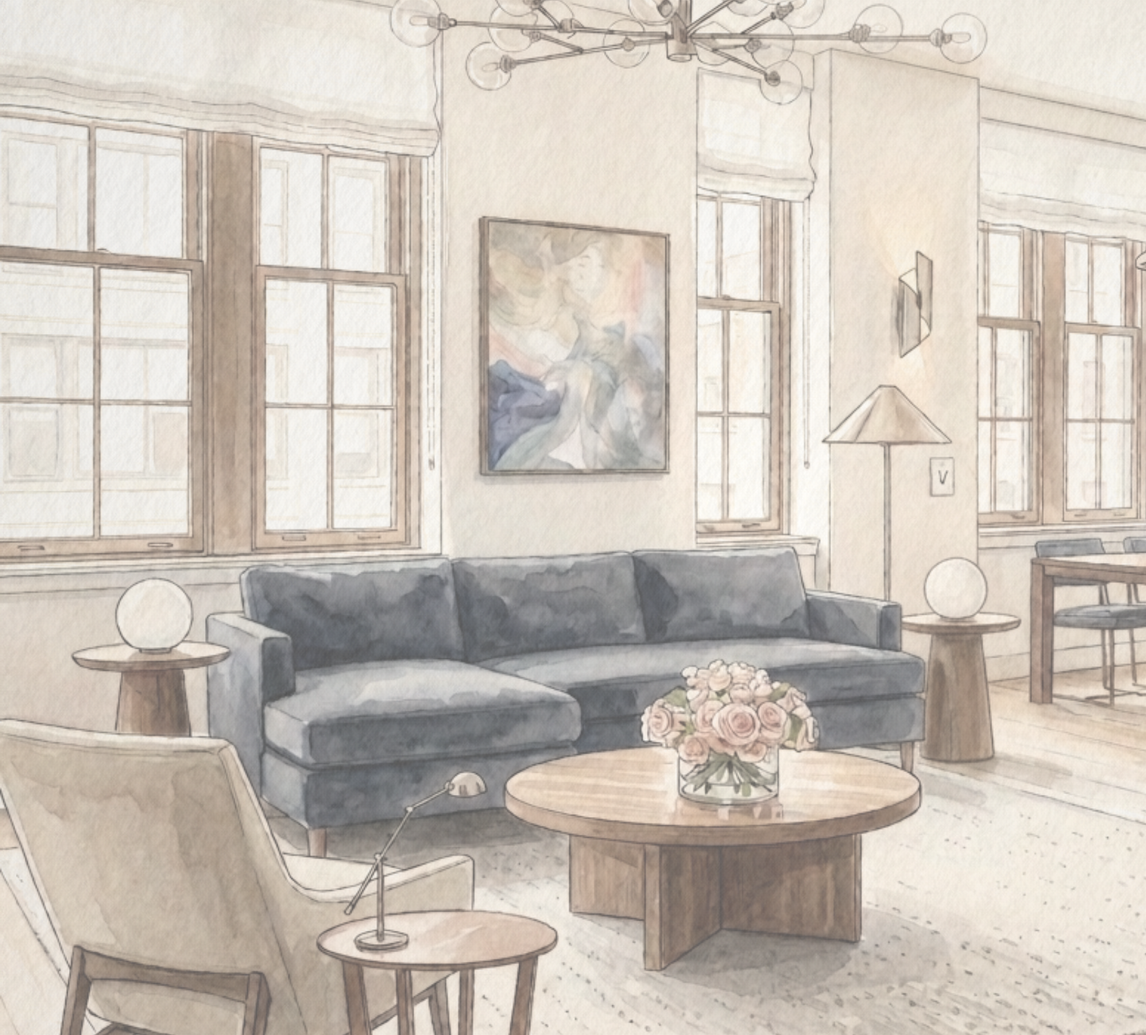 The Ferraro Living Room
