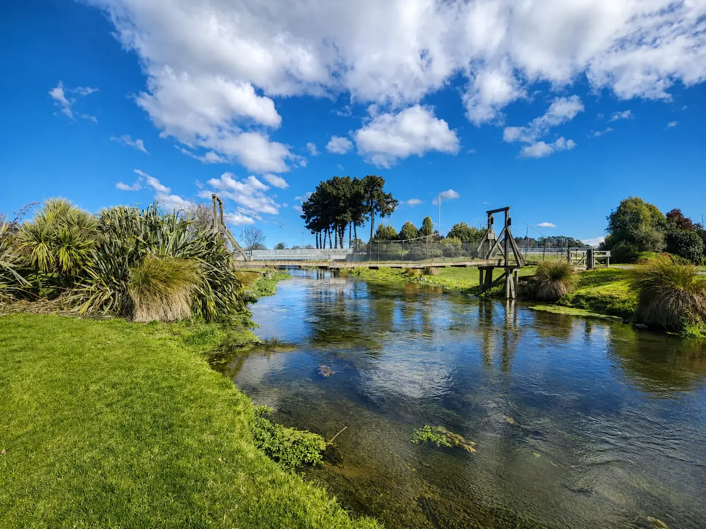 Butchers Bridge over the Silverstream waterway near Silverstream Retail Village
