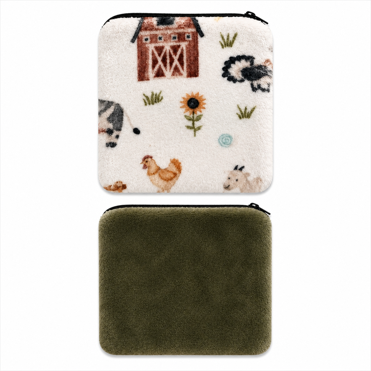 Minky Zipper Pouch