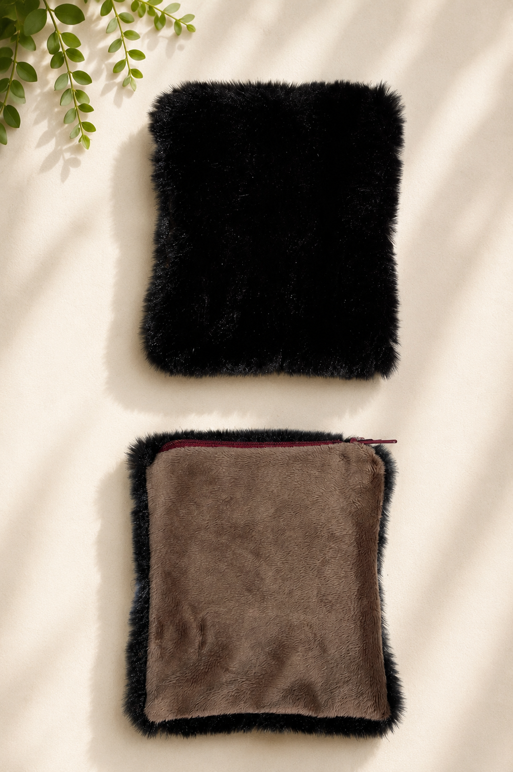 Black Zipper Pouch