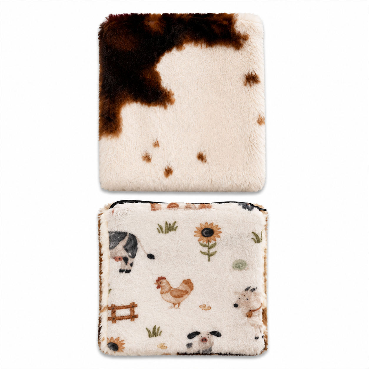 Minky Zipper Pouch