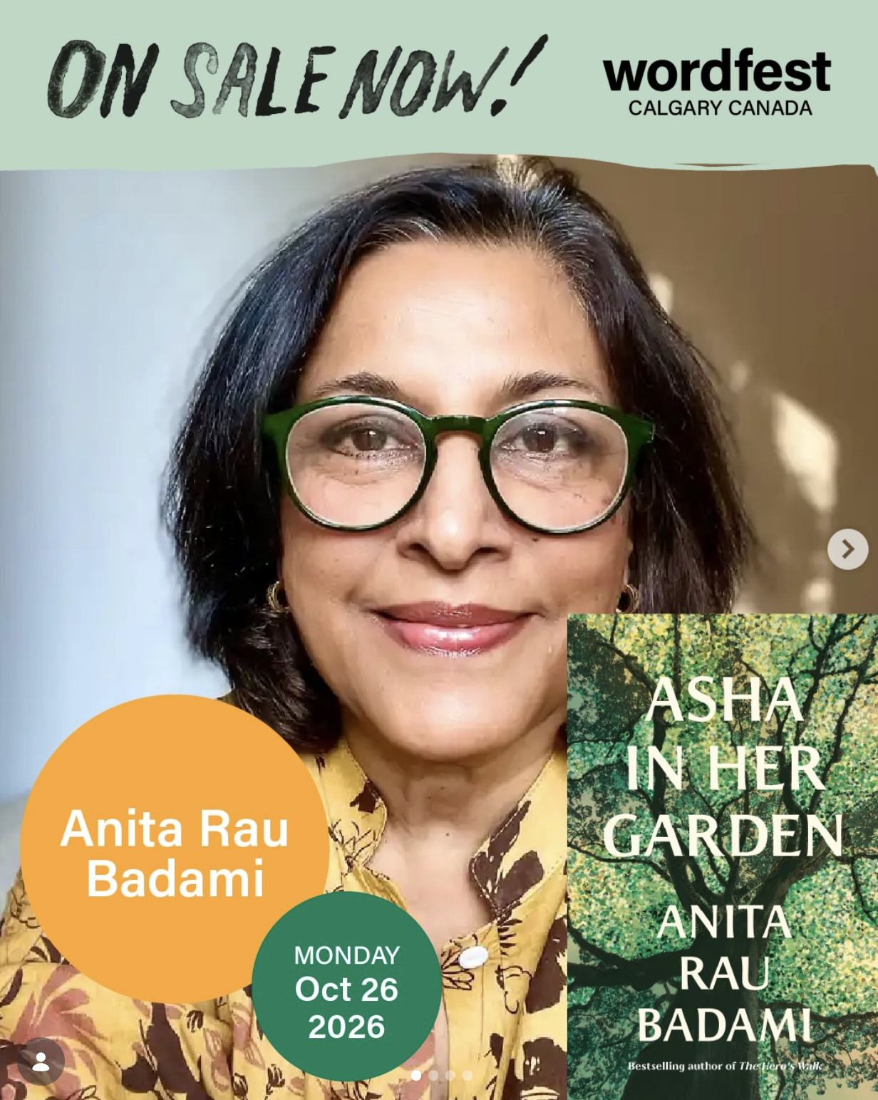 Wordfest Presents Anita Rau Badami