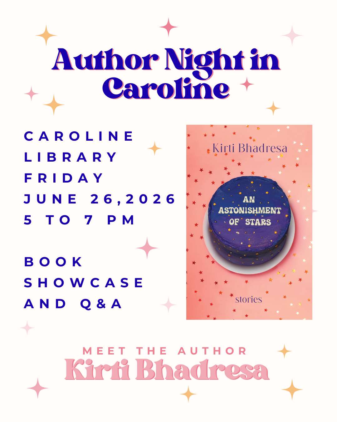 Author Night in Caroline