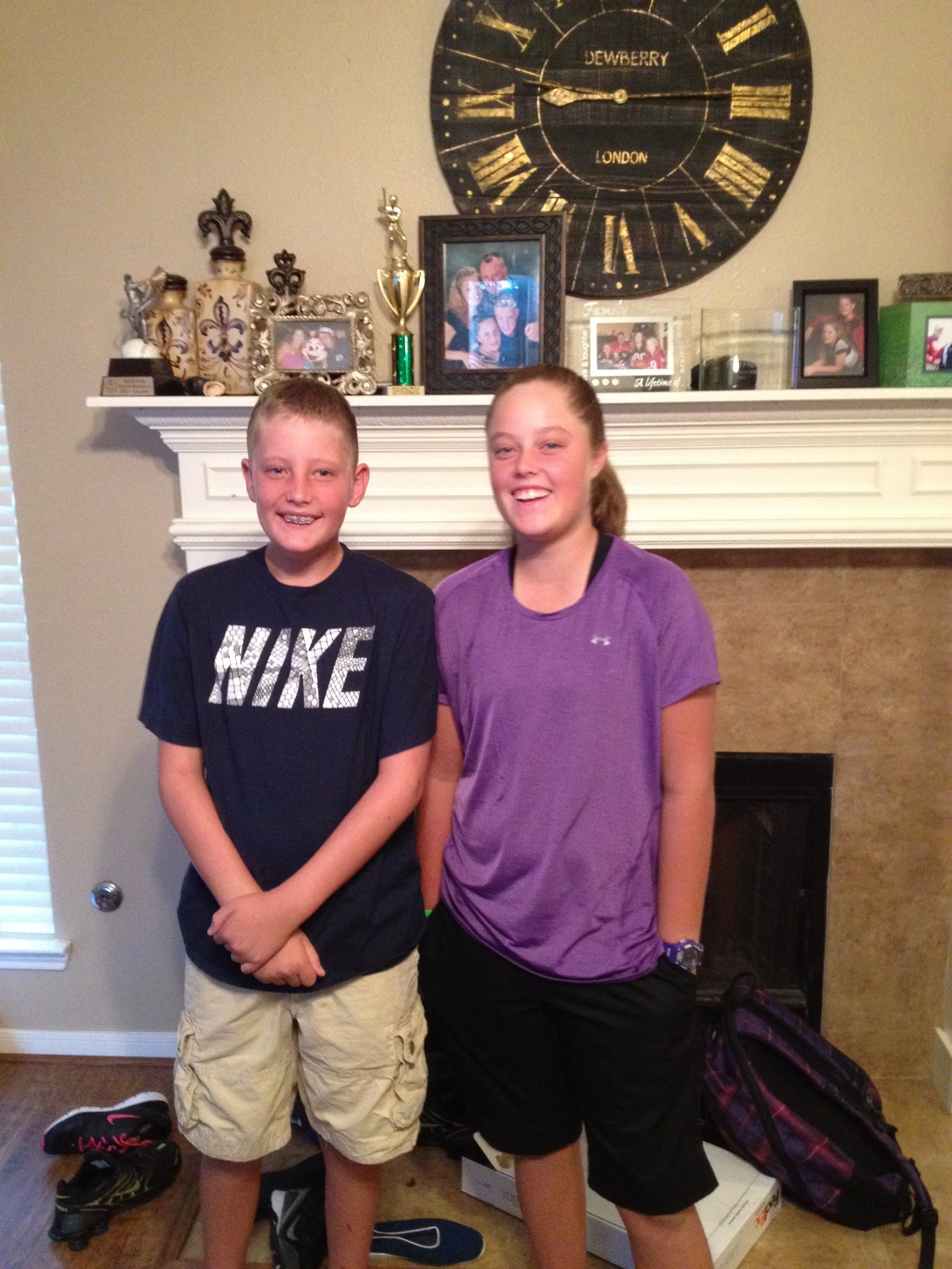            Start of school, 9th grade and 6th grade!!!!                               