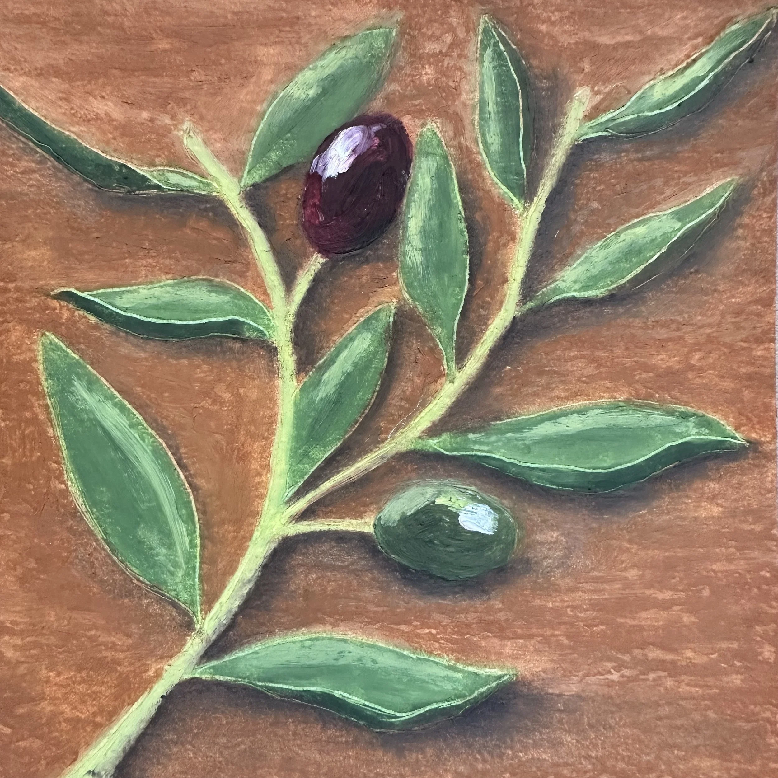Olive branch print club elite membership for art prints and gifts