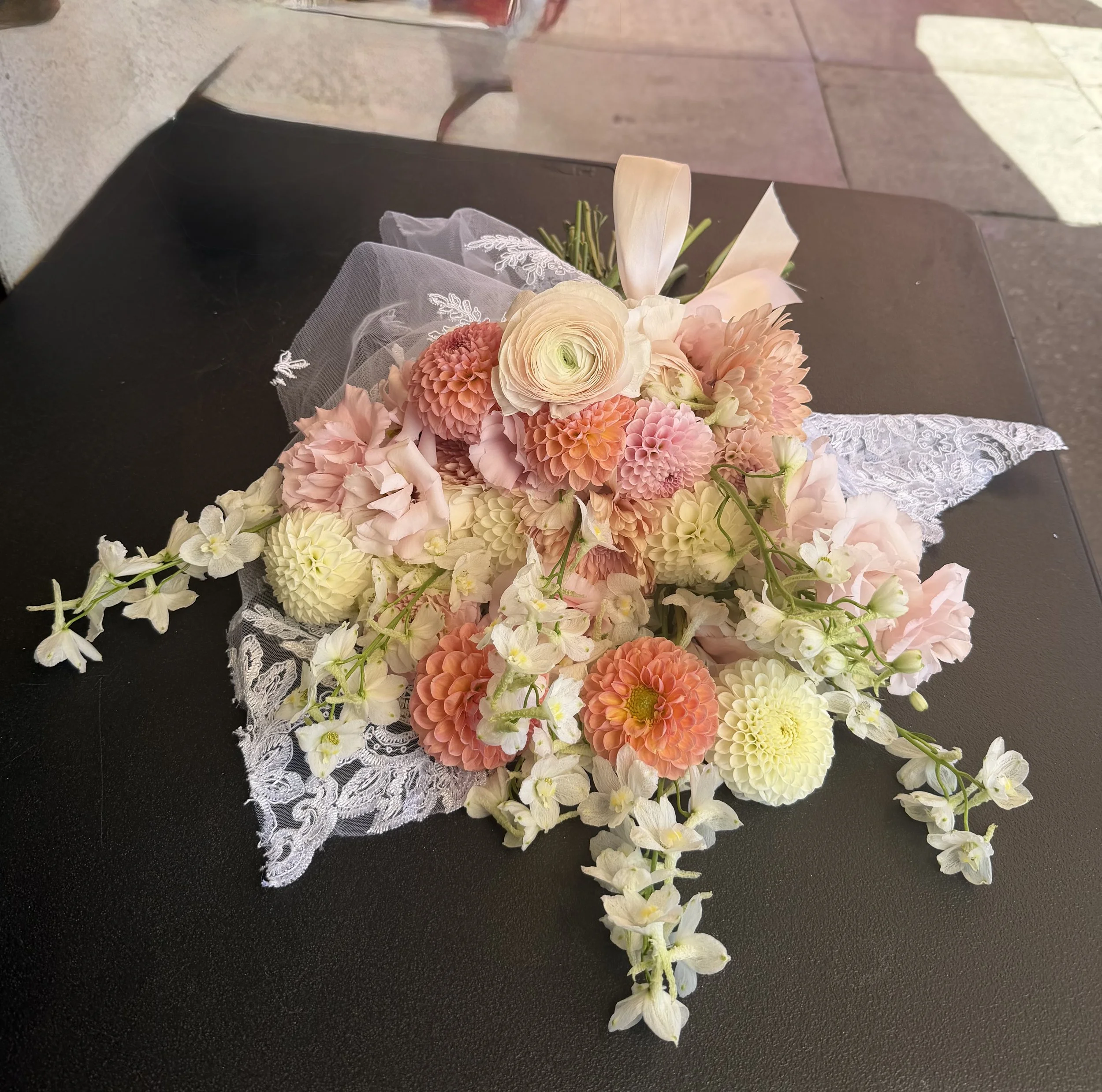 Lace-Wrapped Bouquet (New!)