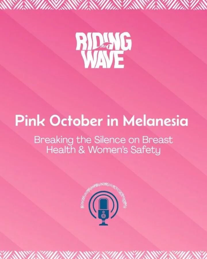 October is Breast Cancer Awareness Month 🎀🌸

In Melanesia, breast cancer mortality rates remain tragically high. Key factors driving this crisis include a lack of accessible screening tools, misinterpreting early warning symptoms, and delayed diagn