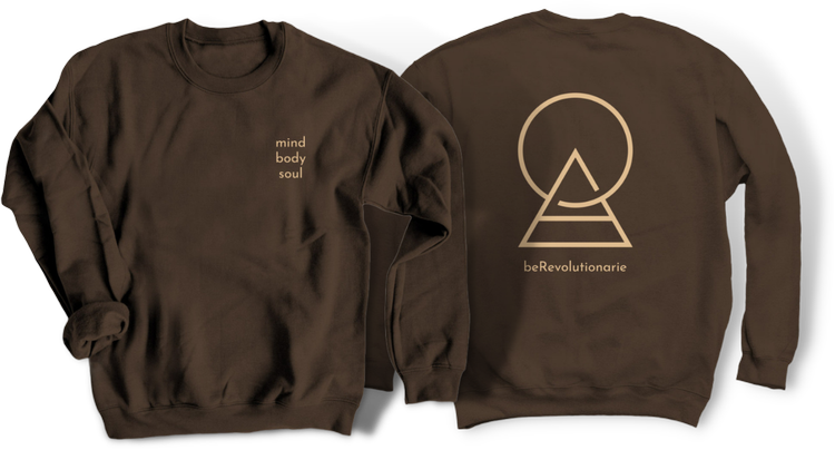 beRevolutionarie logo and brand identity applied to apparel concepts