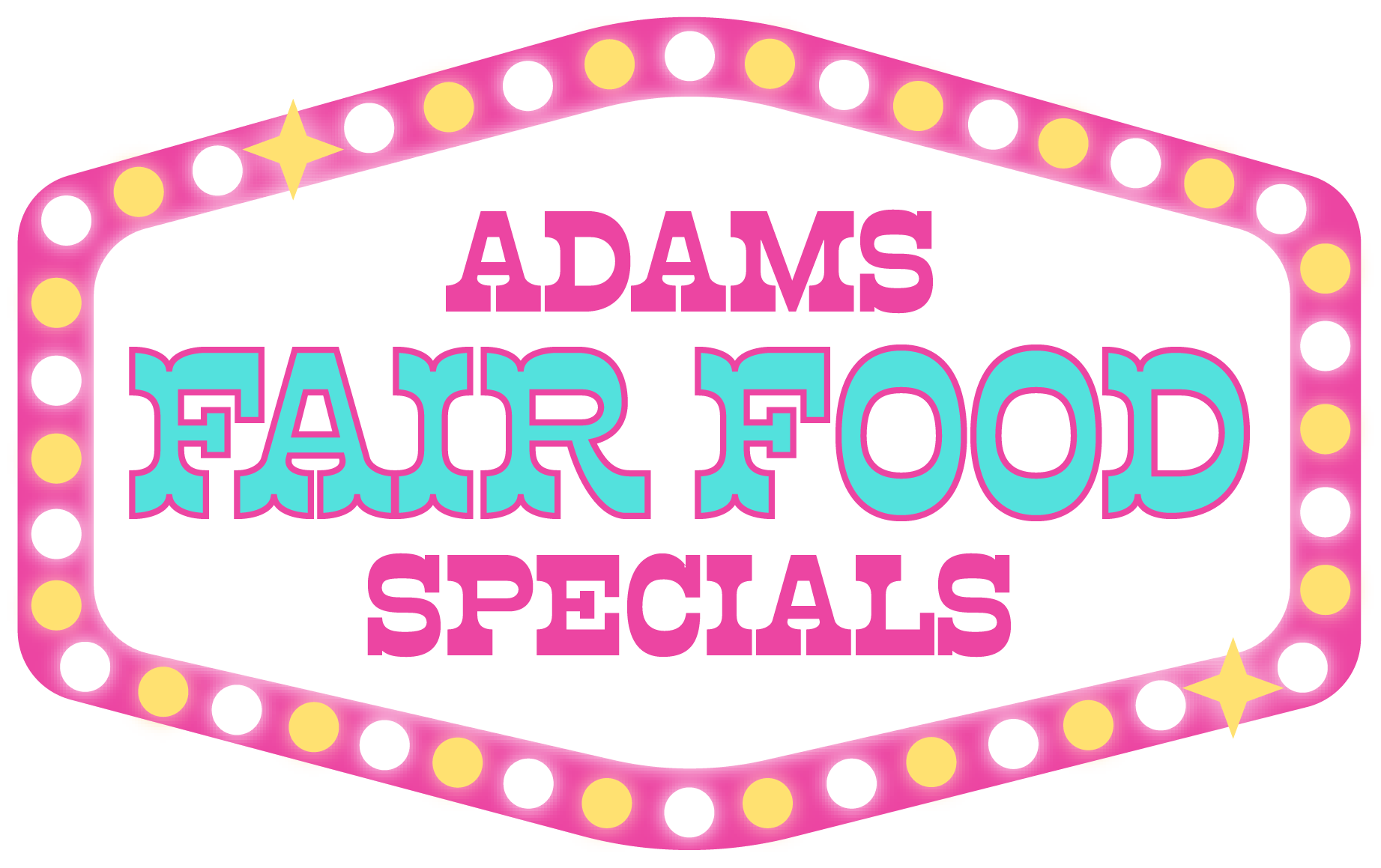 Fair Food campaign identity created for Adams seasonal promotions