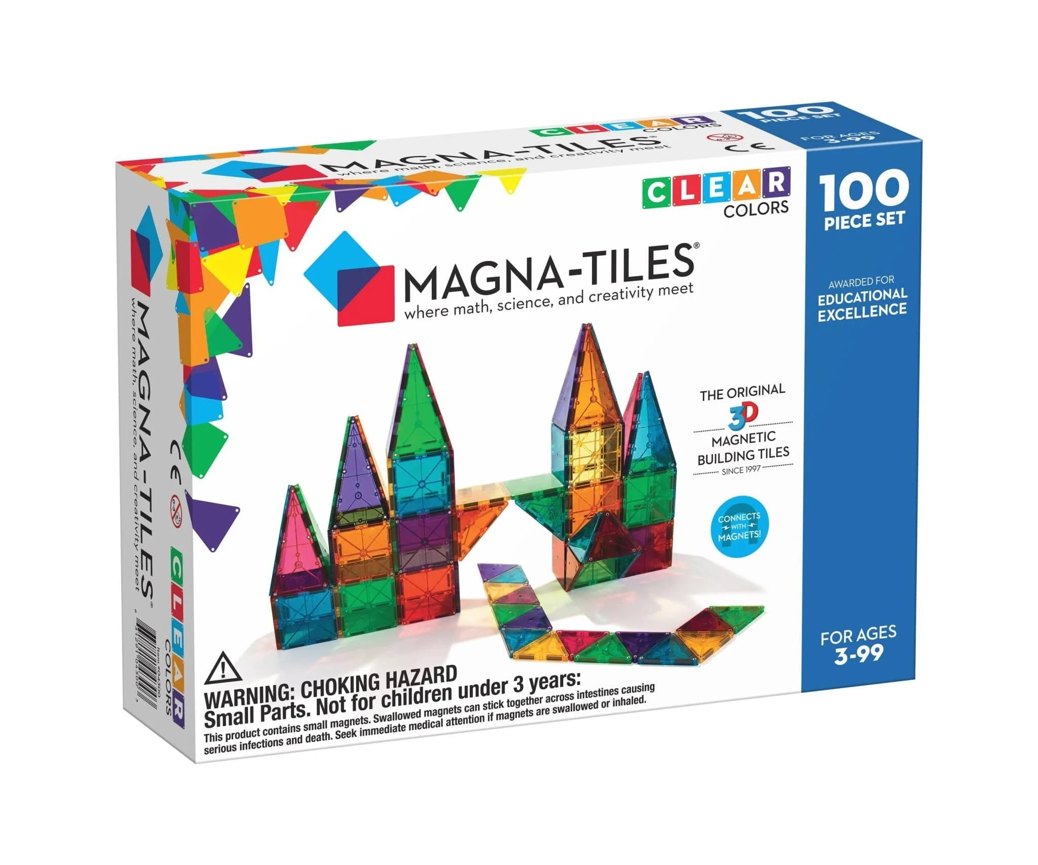 magna-tiles 100 piece set box