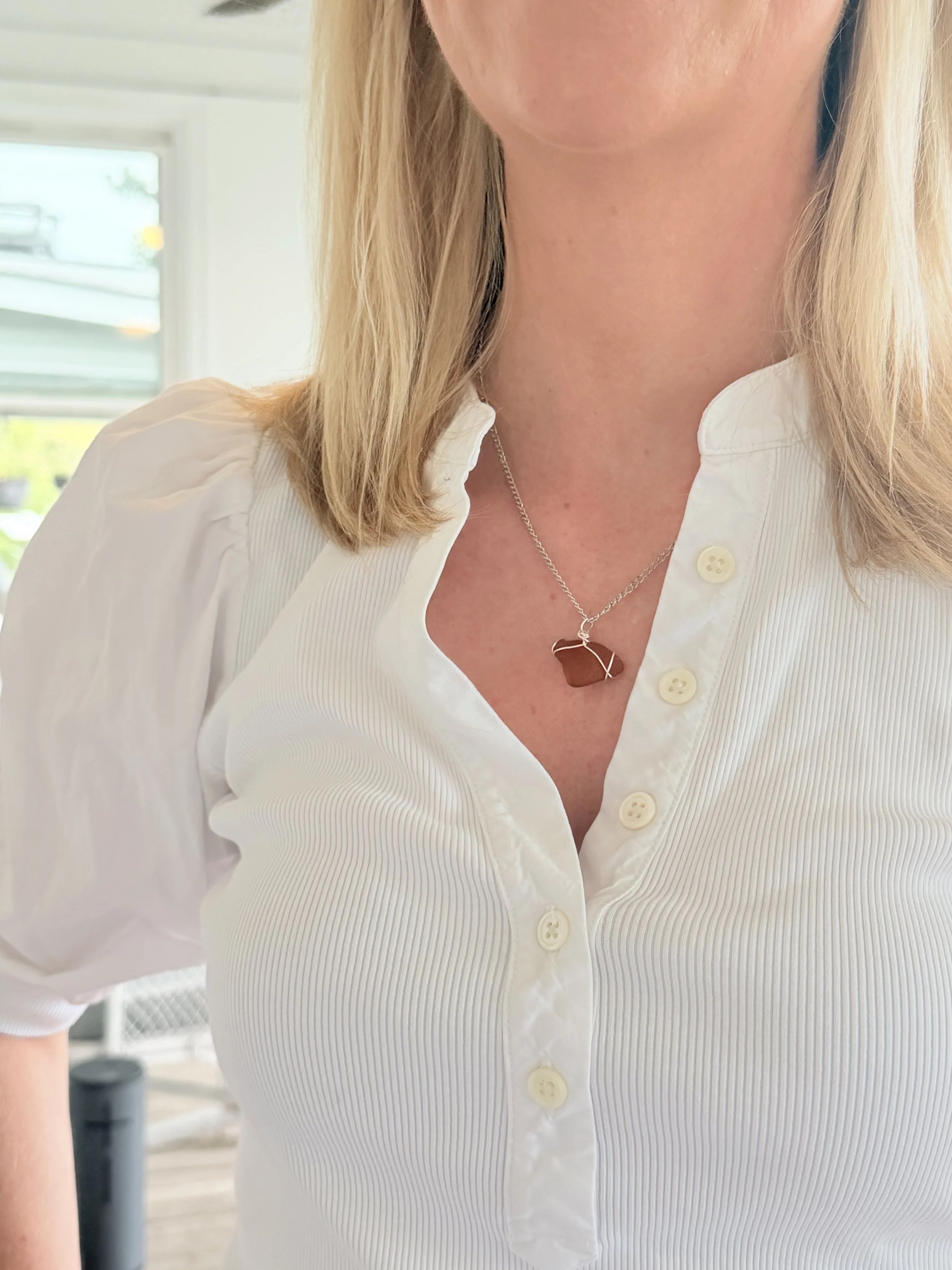 The Autumn Amber Vintage Pendant