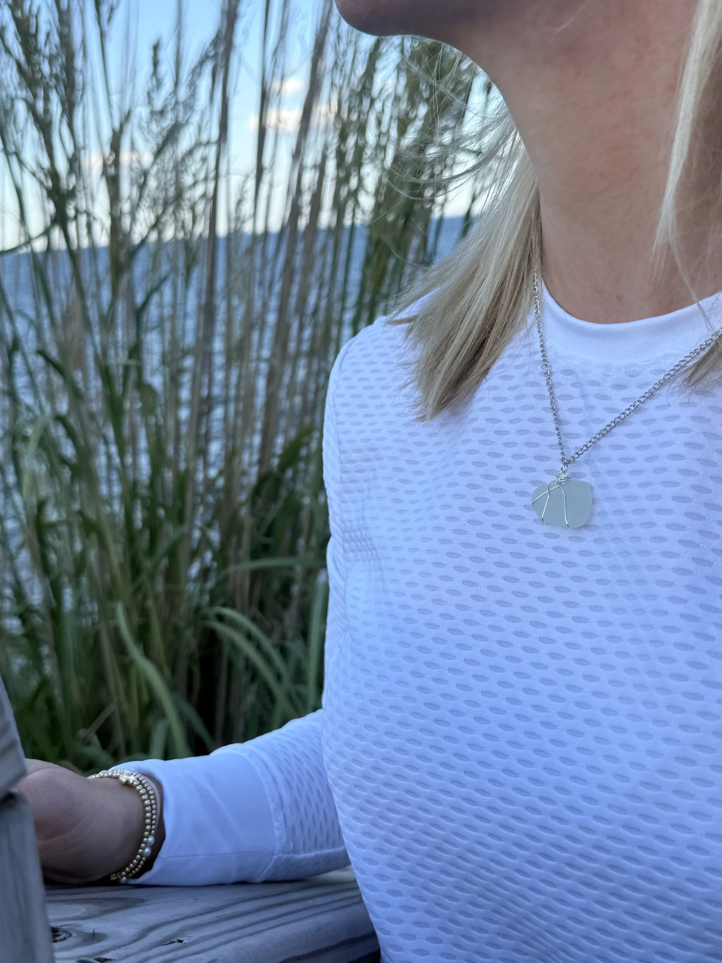 The Chesapeake Mist White Pendant