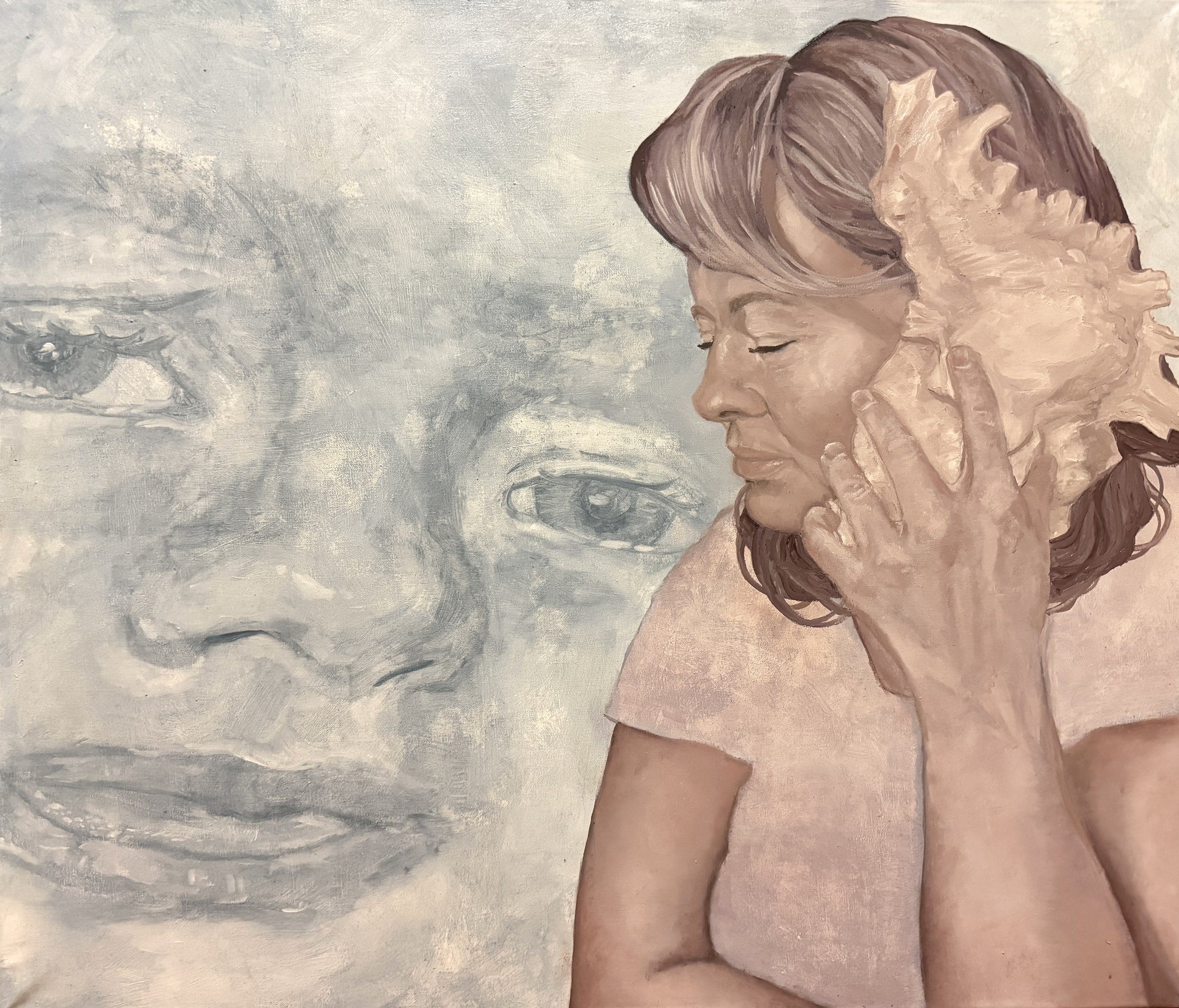 Libra, 2026. Oil on linen. 60 x 70 cm. 