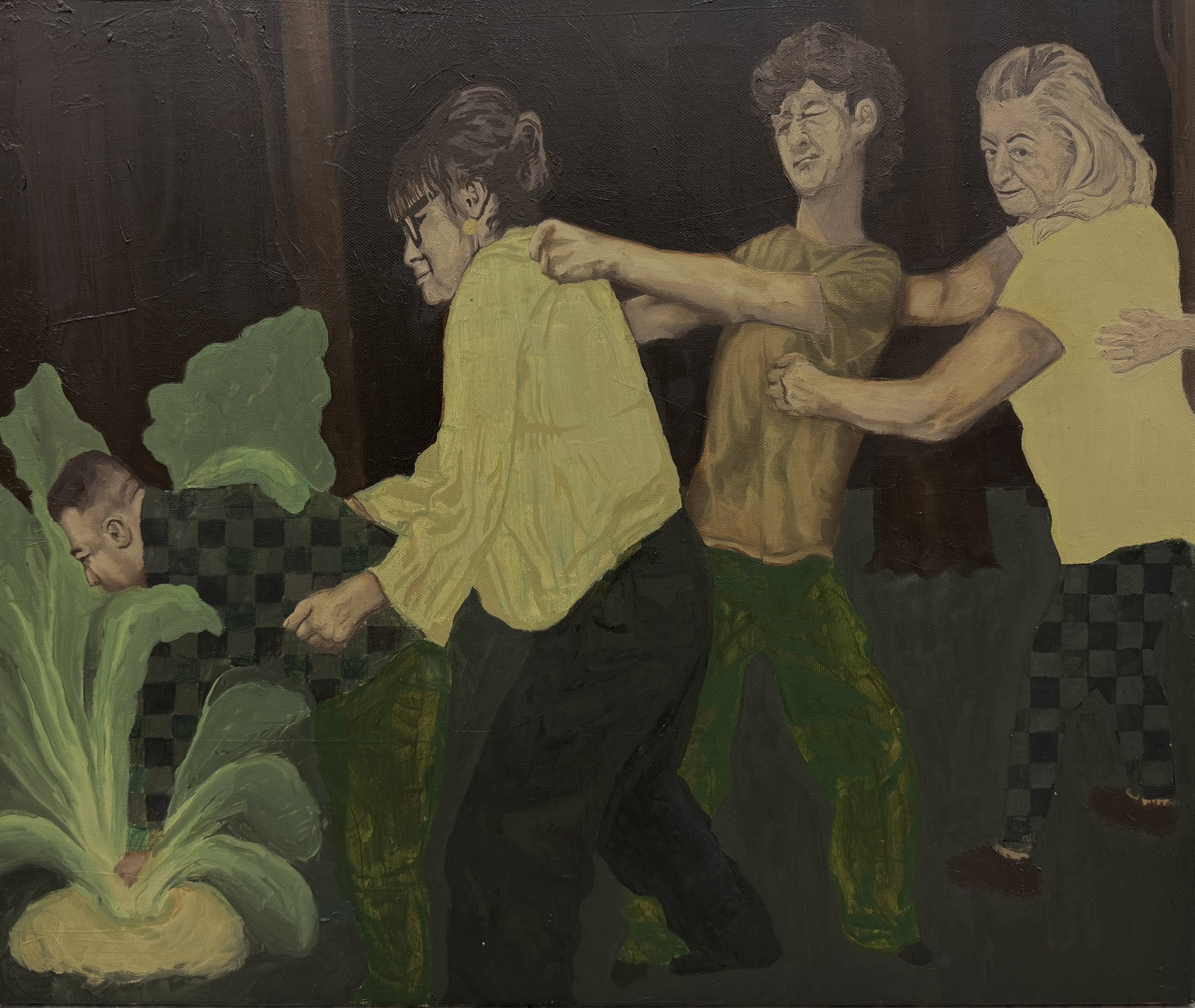 Rzepka, 2025. Oil on cotton. 61 x 50 cm. 
