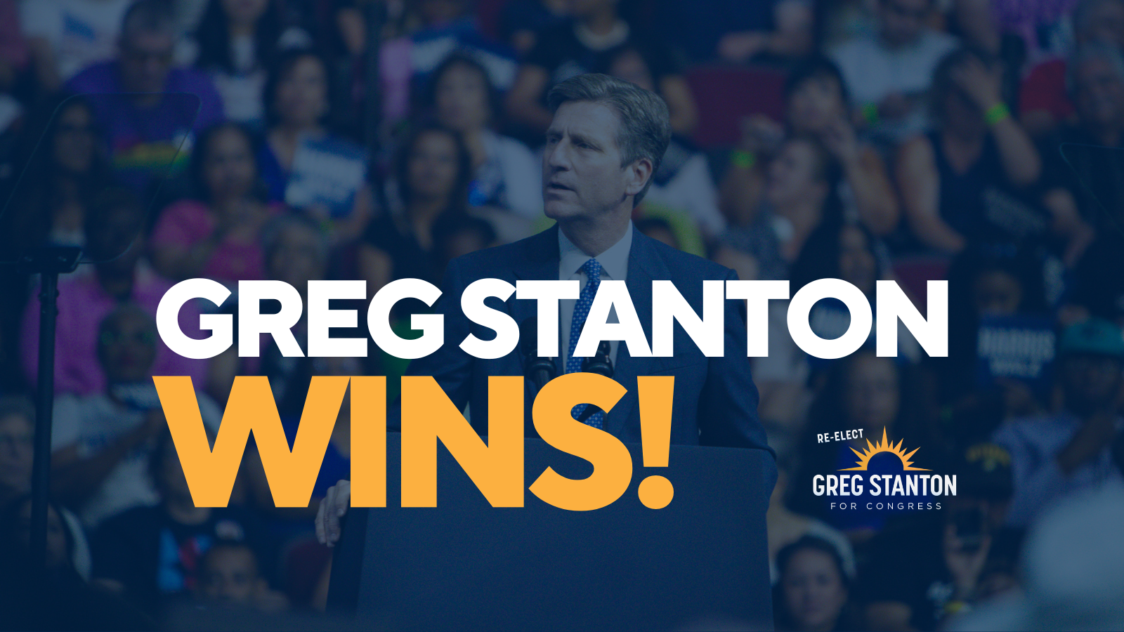 Greg Stanton Wins the Democratic Nomination