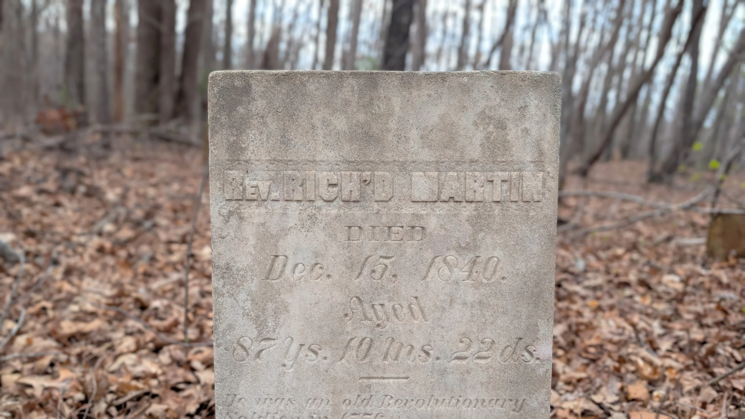 Rev. Richard Martin [16/250]