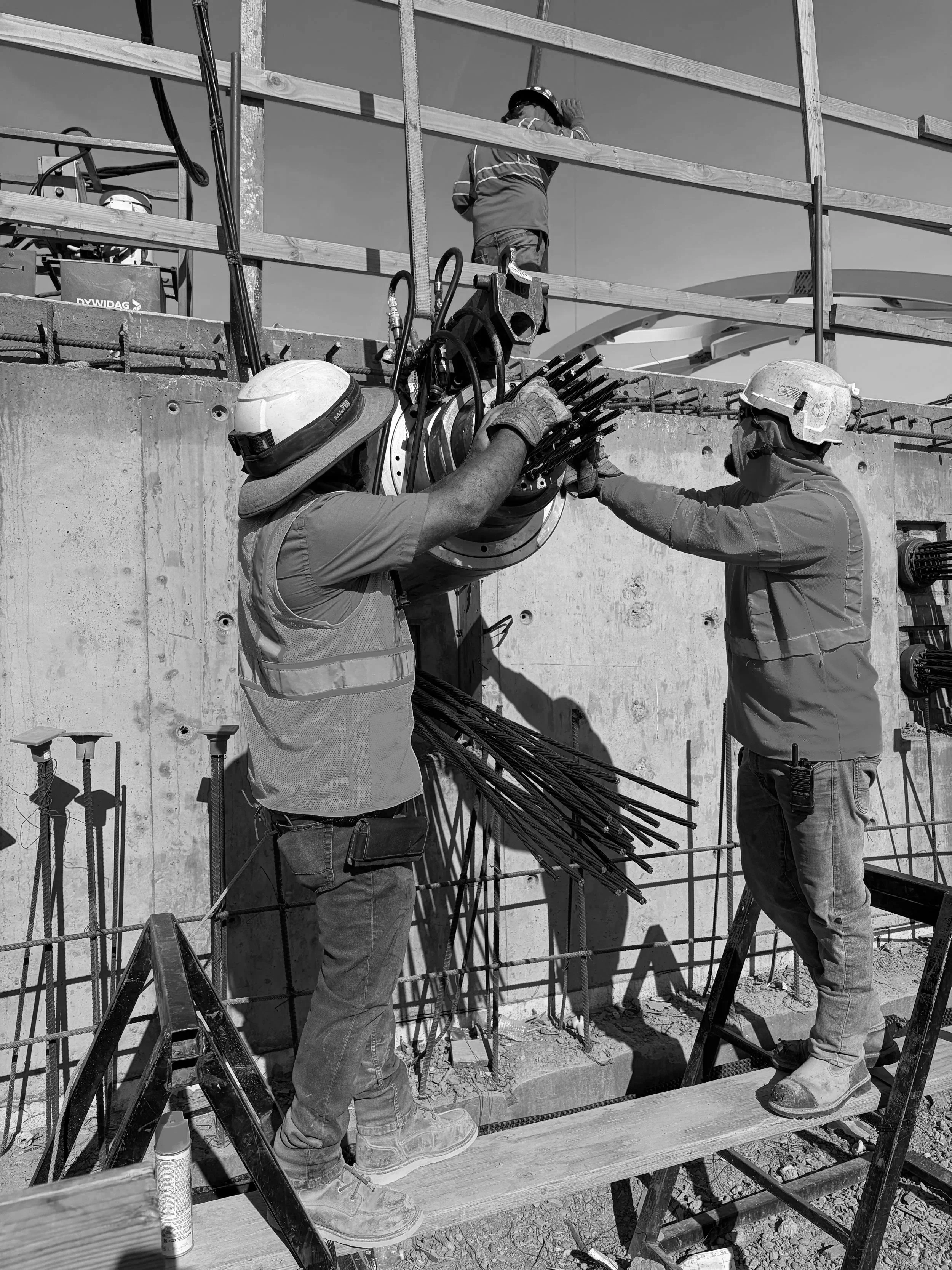 Ammex stressing bridge project