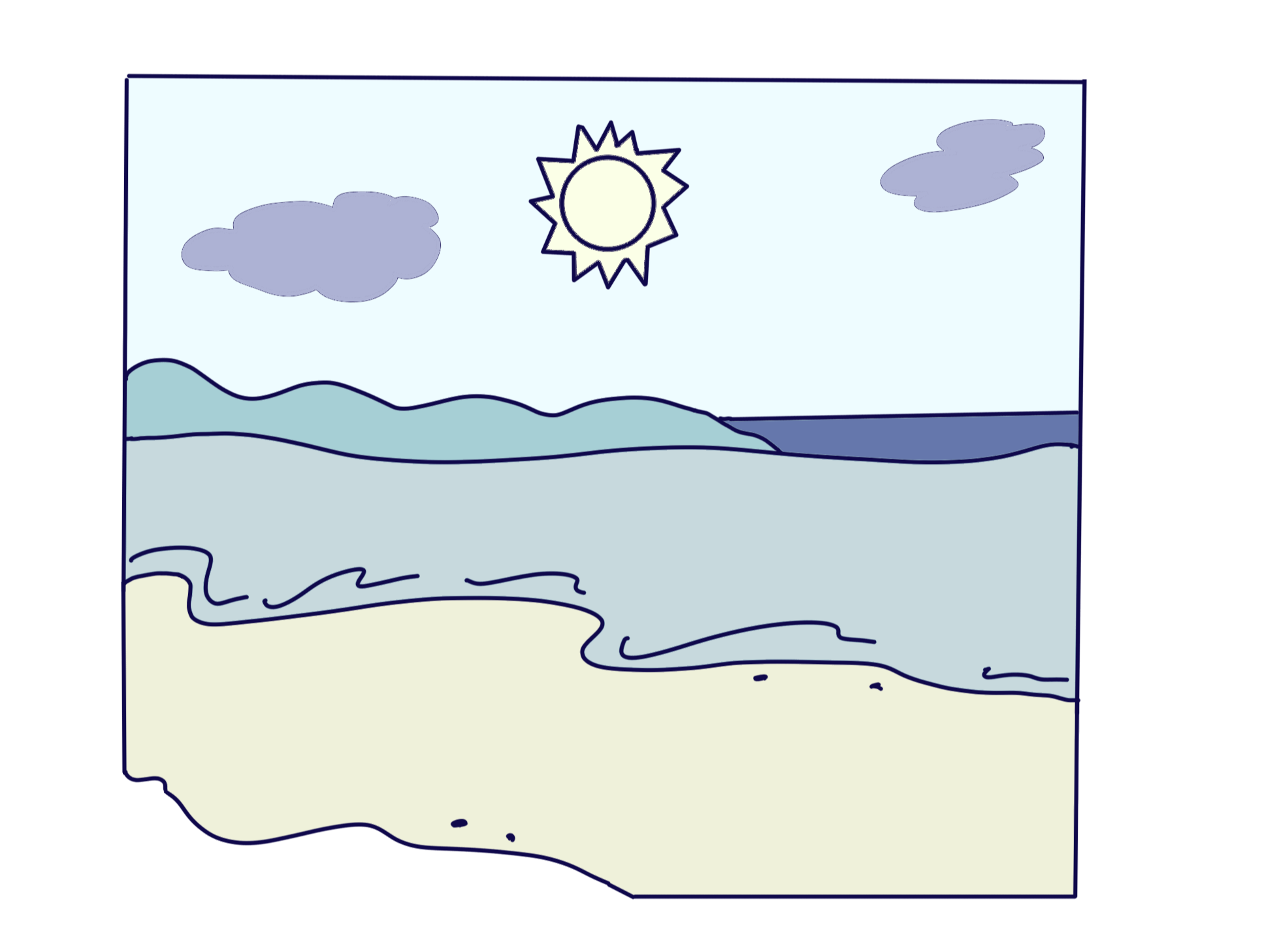 The nude beach 
