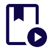 Icon of a image with a play button, indicating a video or multimedia content