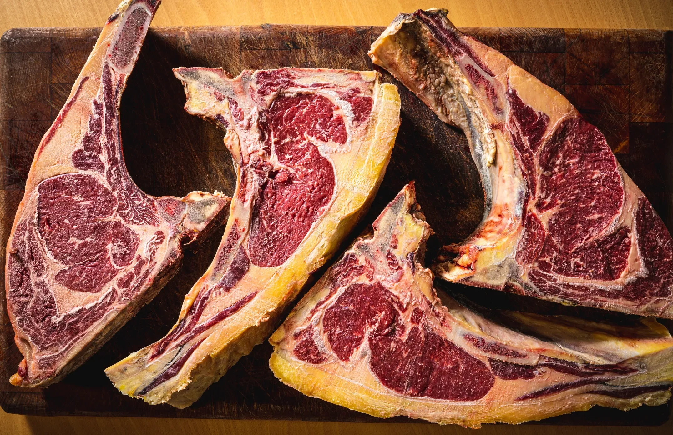 Dry-aged steaks
