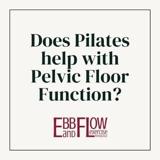 Blog cover image with title: Does Pilates help with pelvic floor function?