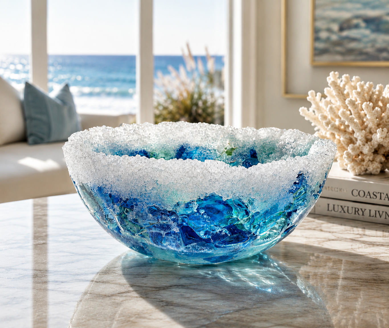 The Seafoam Crown Bowl