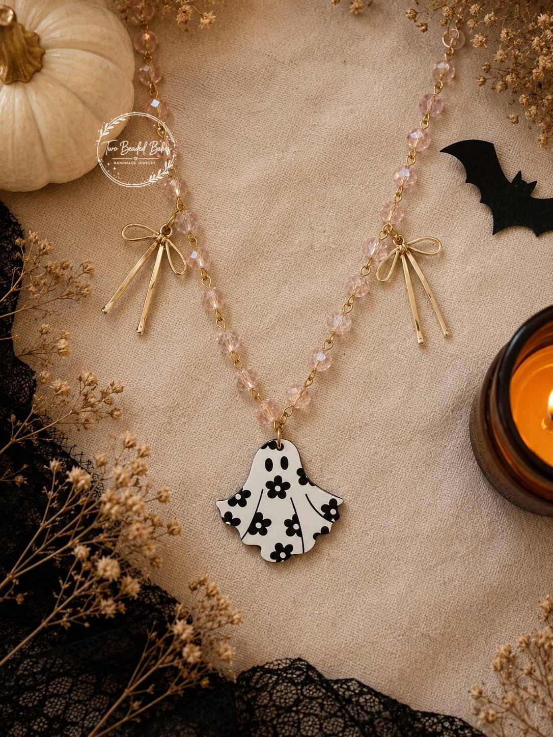 Gold Blooming Boo Necklace