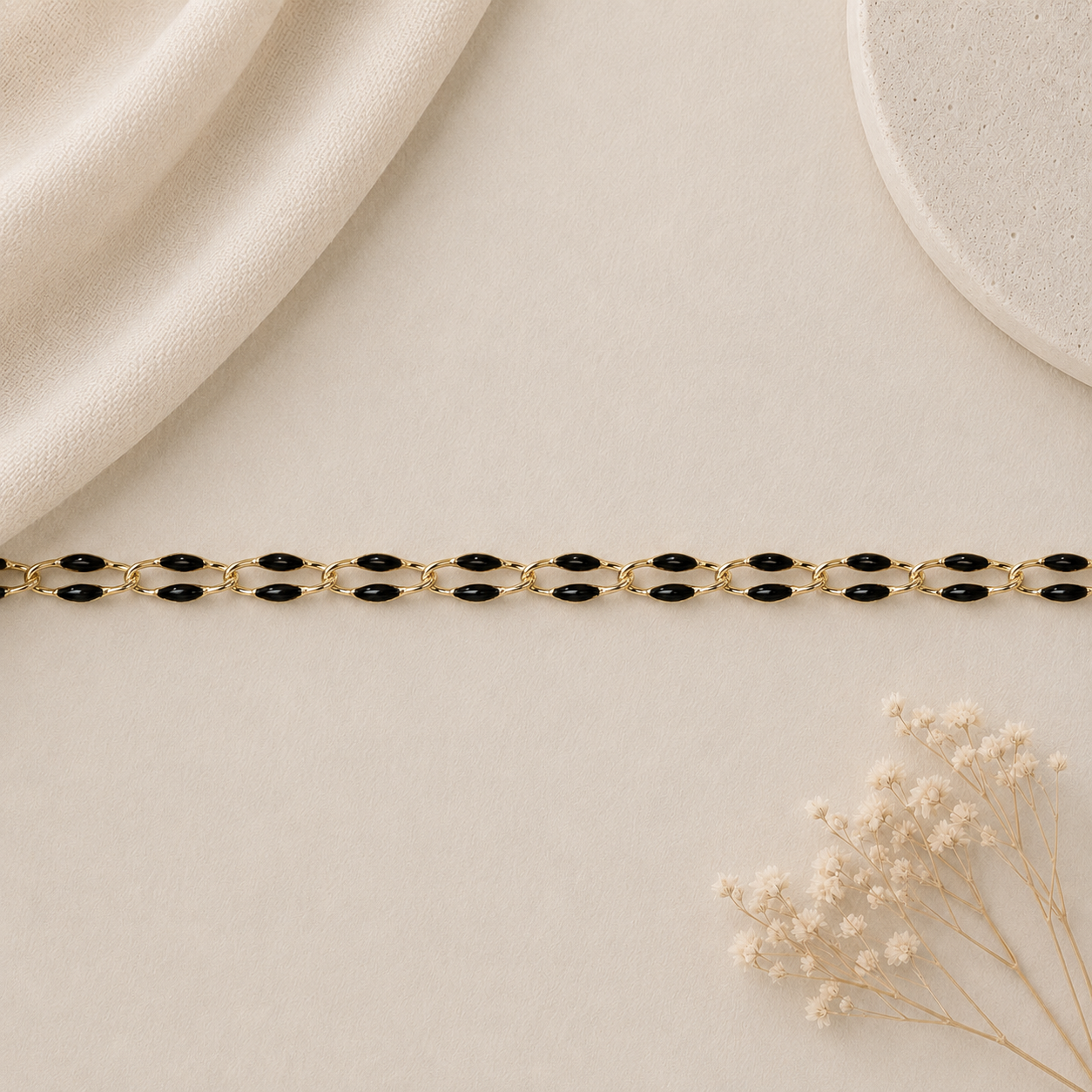 Black Enamel Chain