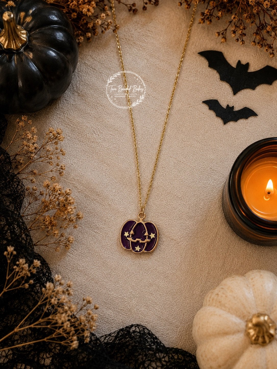 Midnight Pumpkin Necklace