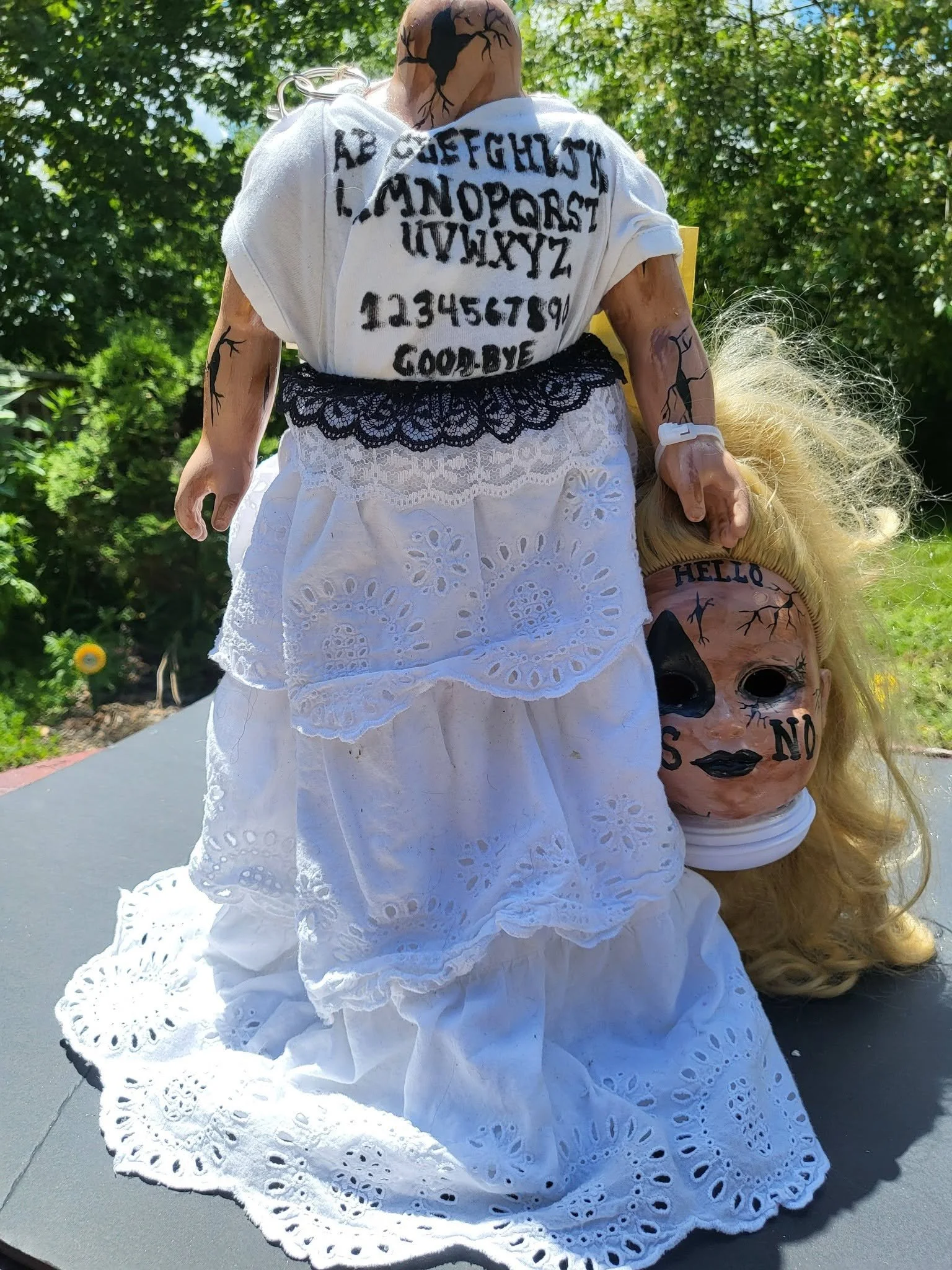 Ouija Board Severed Head Doll Purse