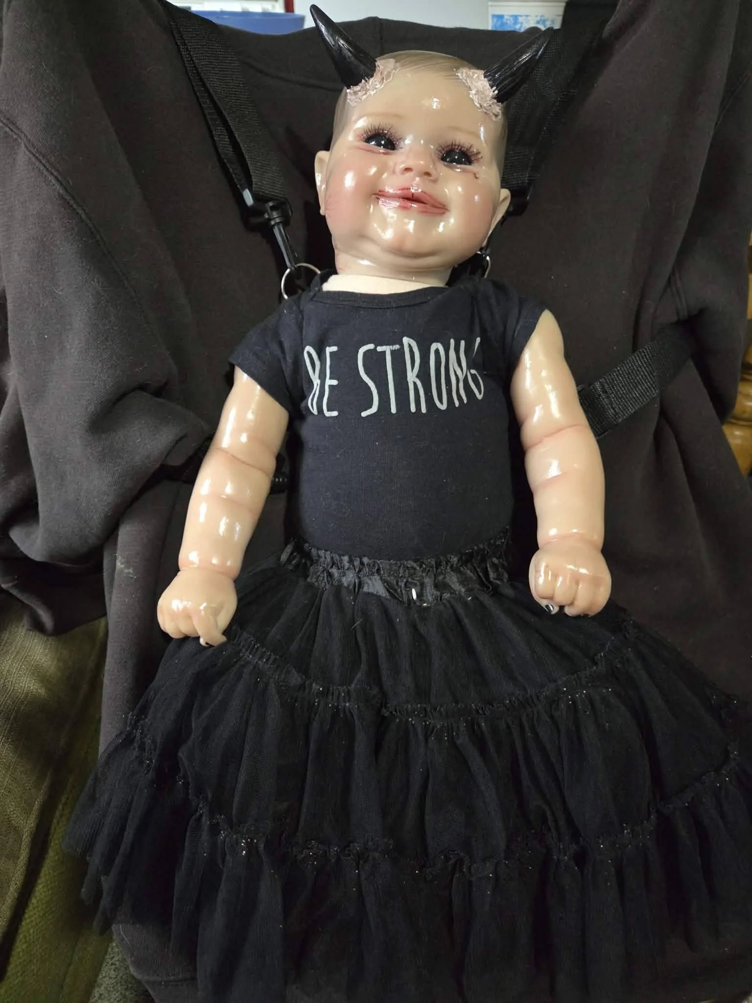 Dark Art Doll Backpack