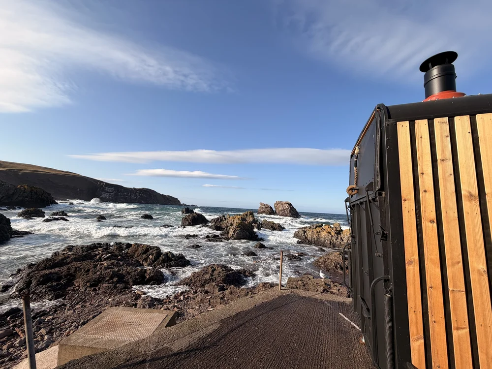 Salting Station in St Abbs
