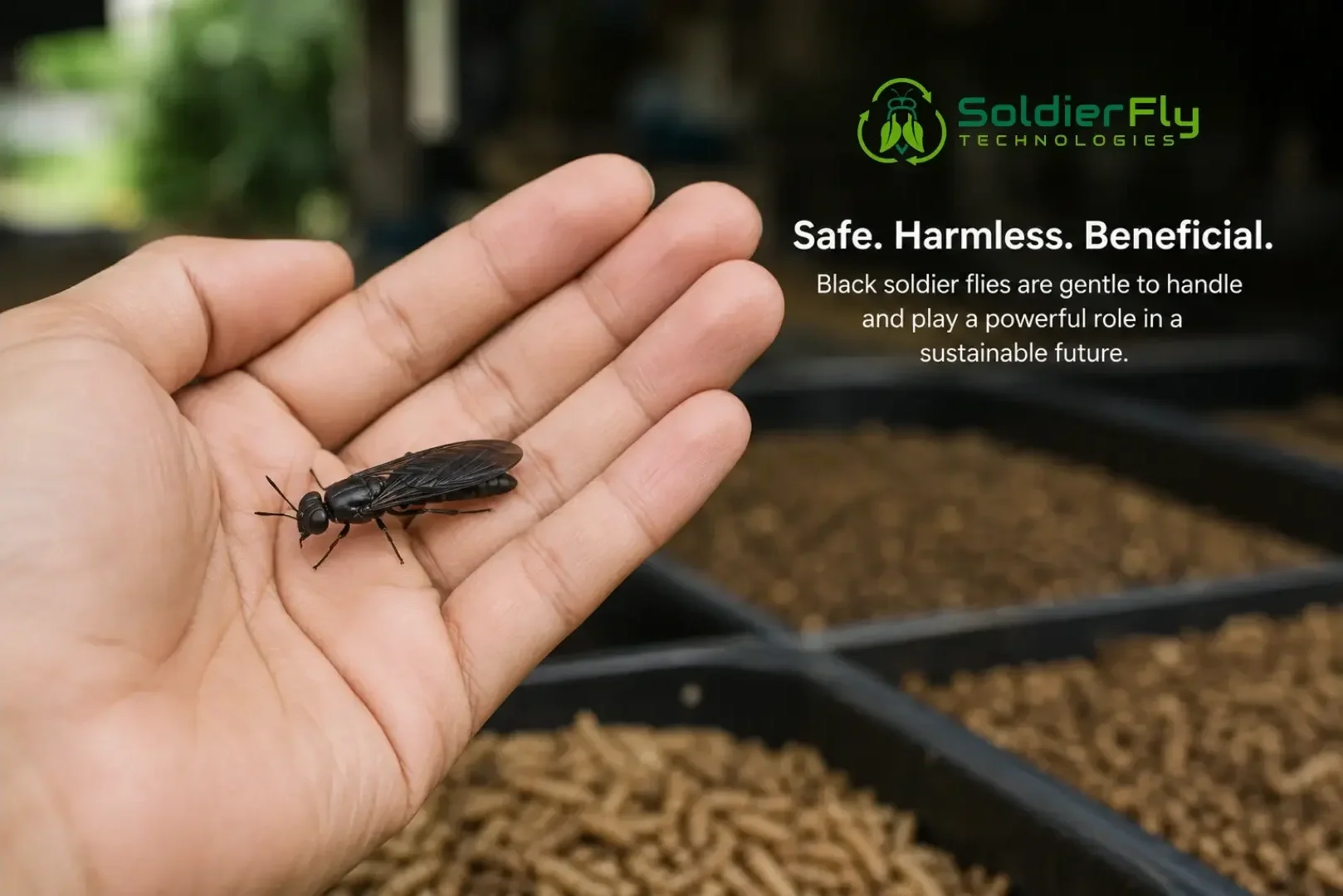 Do Black Soldier Flies Bite or Sting