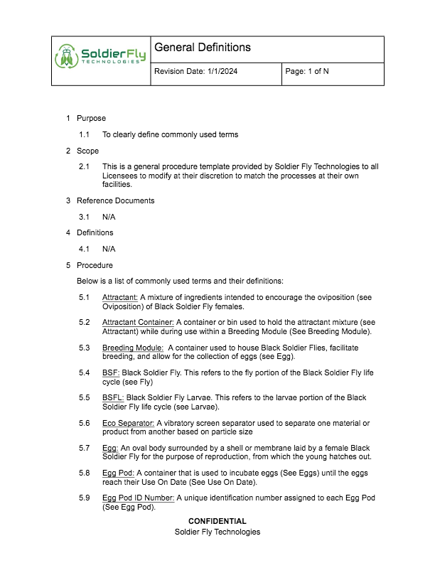General Definitions