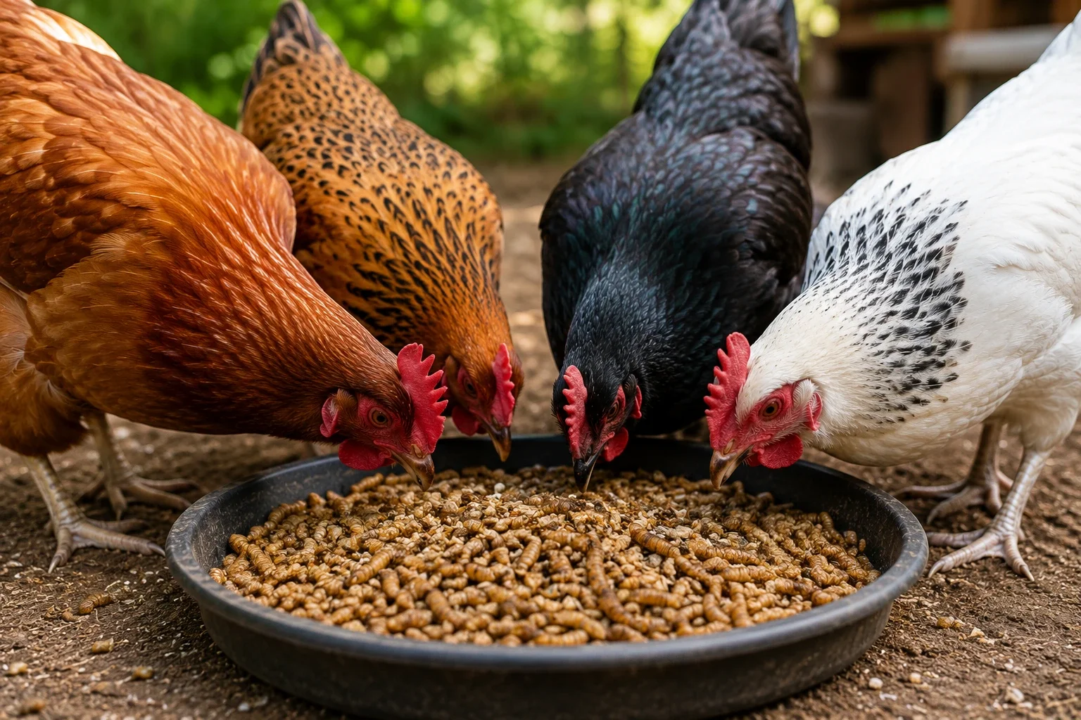Black Soldier Flies: A Superfood for Chickens