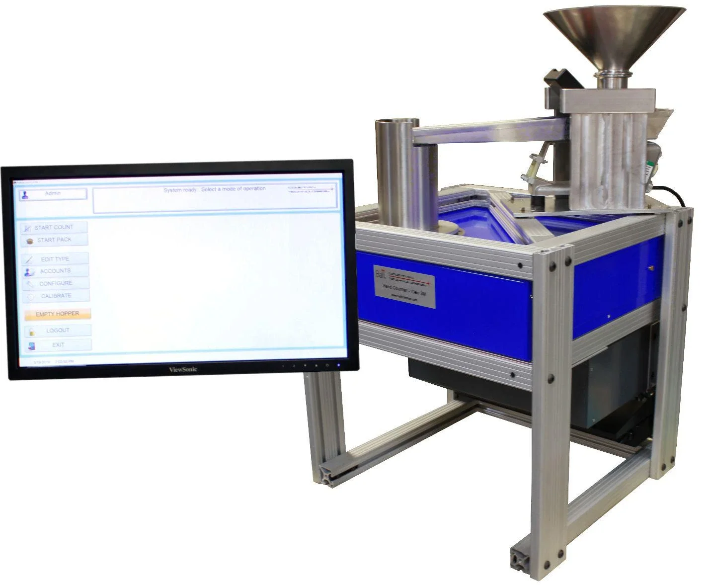 The PerfectCount Mini is slightly smaller than the PerfectCount Tabletop. This tends to be useful in laboratory or office applications or in industrial situations where space is limited. sciotex-SFT