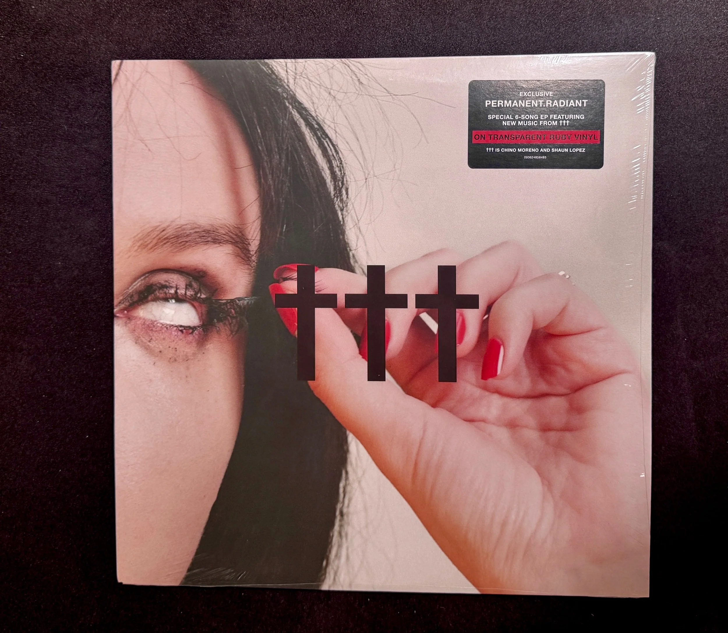 CROSSES ††† Permanent Radiant 12” EP Ruby Red Limited Edition 1/2500 SEALED