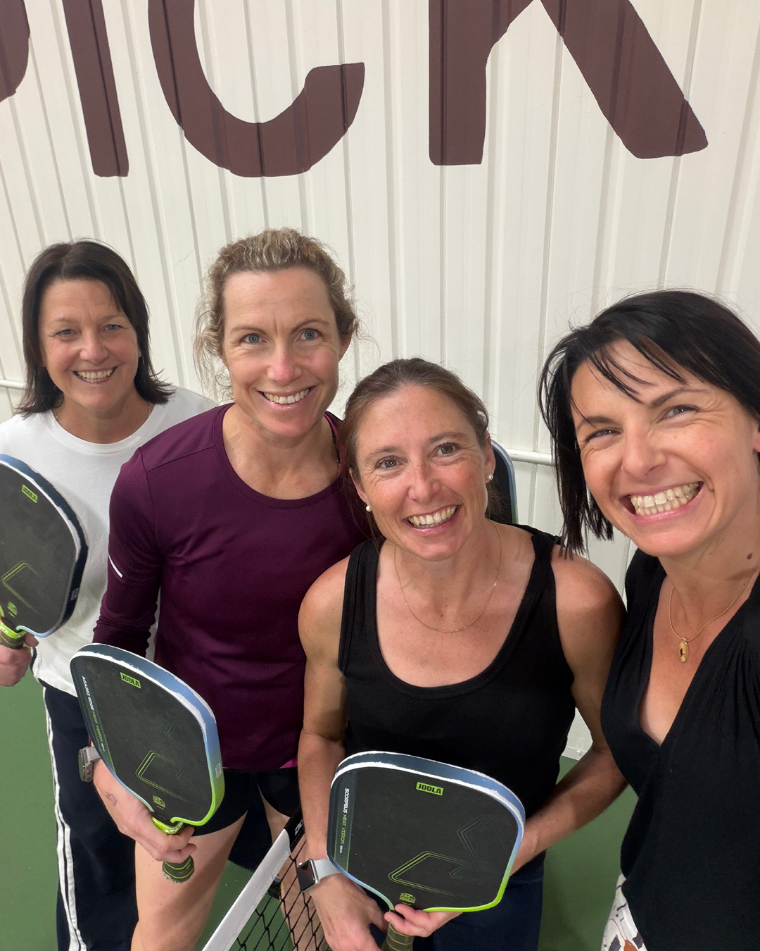 The Movementum team spending time together outside work, from pickleball games to hikes and celebrations