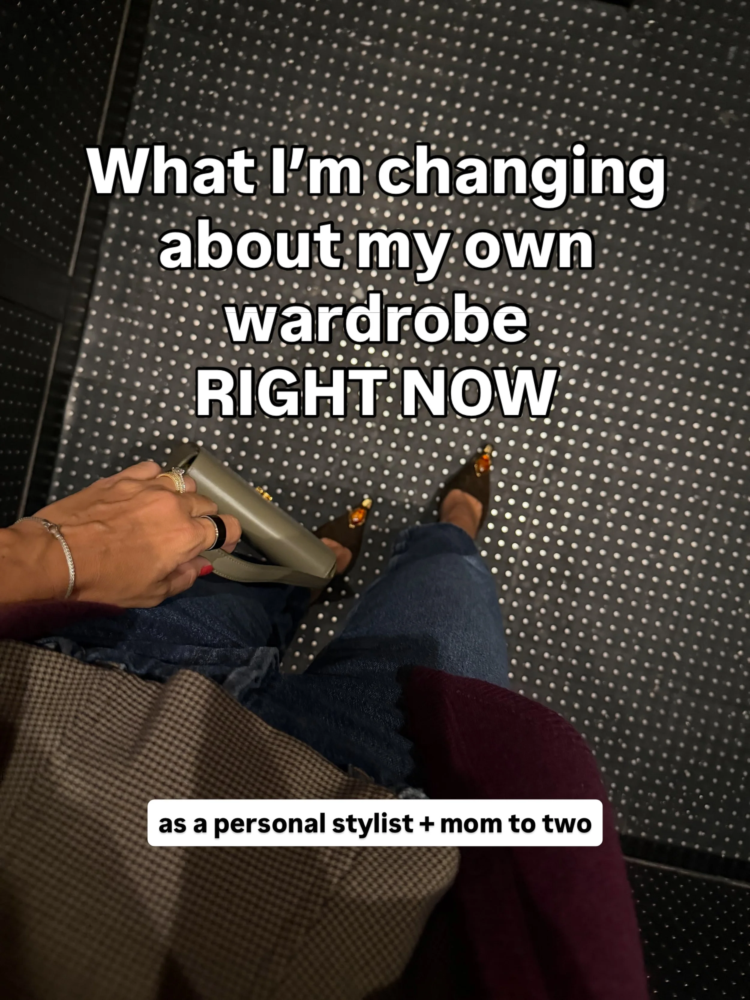 You probably NEVER thought you&rsquo;d hear this from me 👇

I&rsquo;m buying LESS basics right now.

&hellip;.Because I already have them.

And basics are what make your wardrobe wearable. They&rsquo;re the foundation that lets you bring in the frin