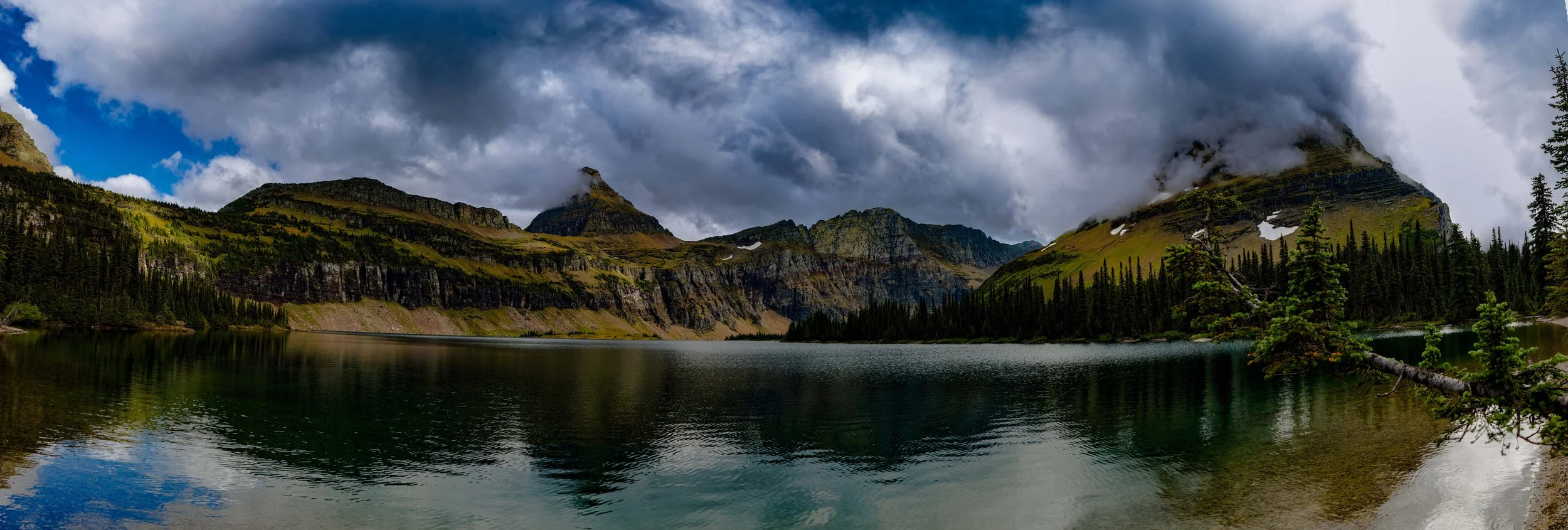 LIMITED EDTION Hidden Lake Glacier National Park Panoramic