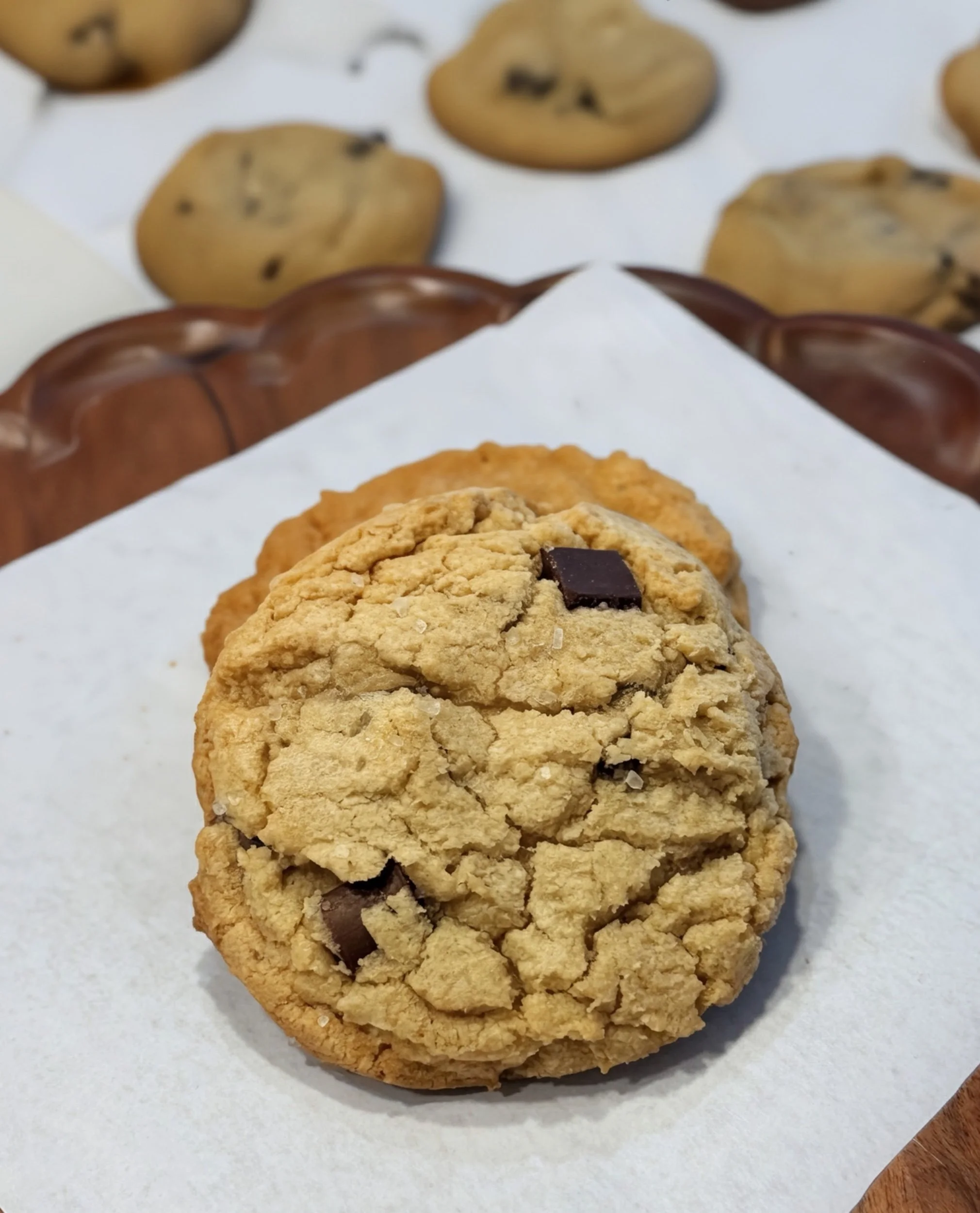 Salted Chocolate Chunk Cookies