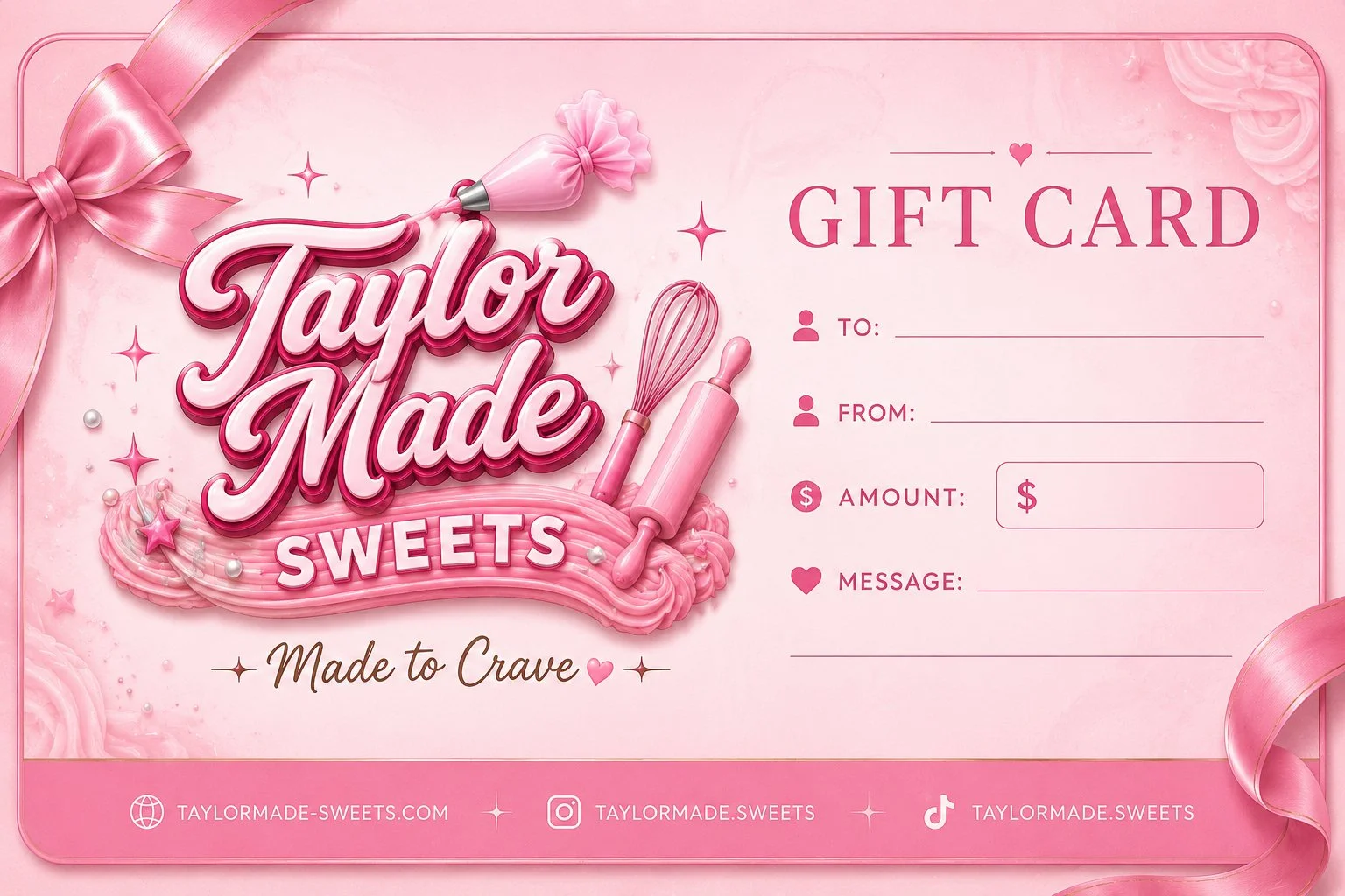 Taylor Made Sweets Gift Card