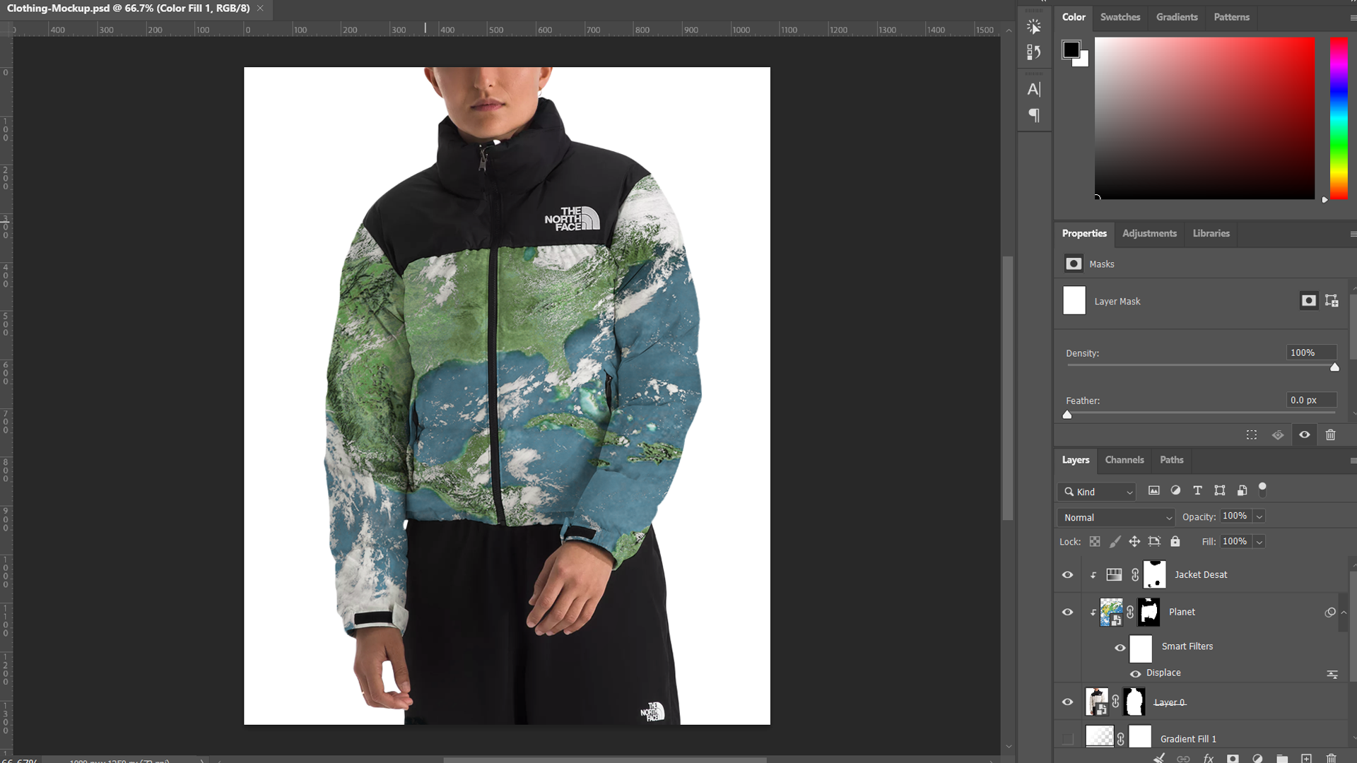 Clothing mockup
