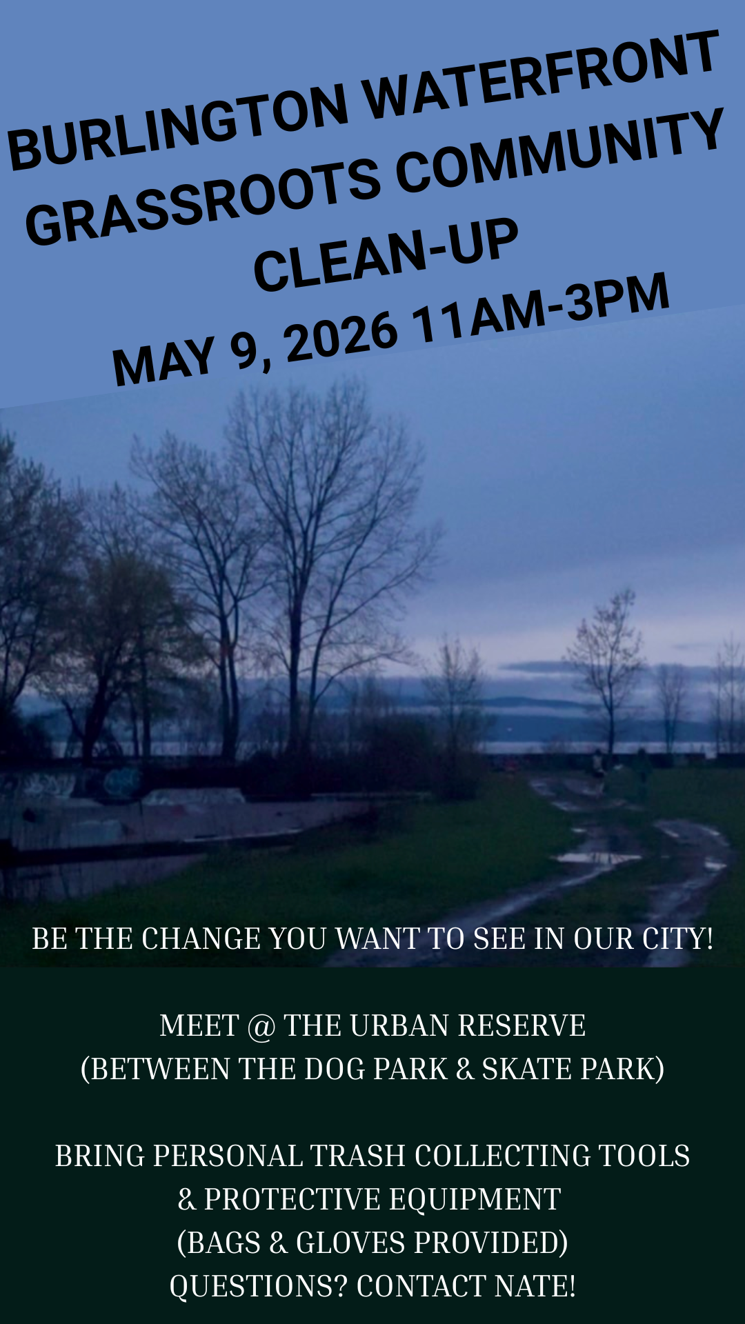 DIY Park Clean Up @ the Urban Reserve